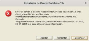 Instalar Oracle 19c Database paso a paso Linux